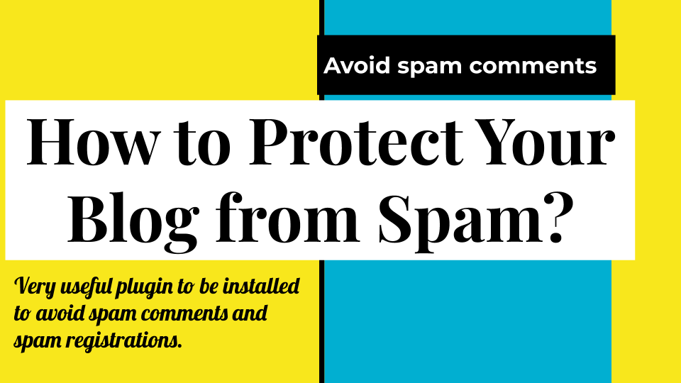 How To Avoid Spam Comments On Your Blog ASK ME TIP   How To Protect Your Blog From Spam  